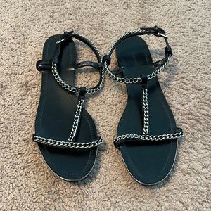 Zara flat sandals